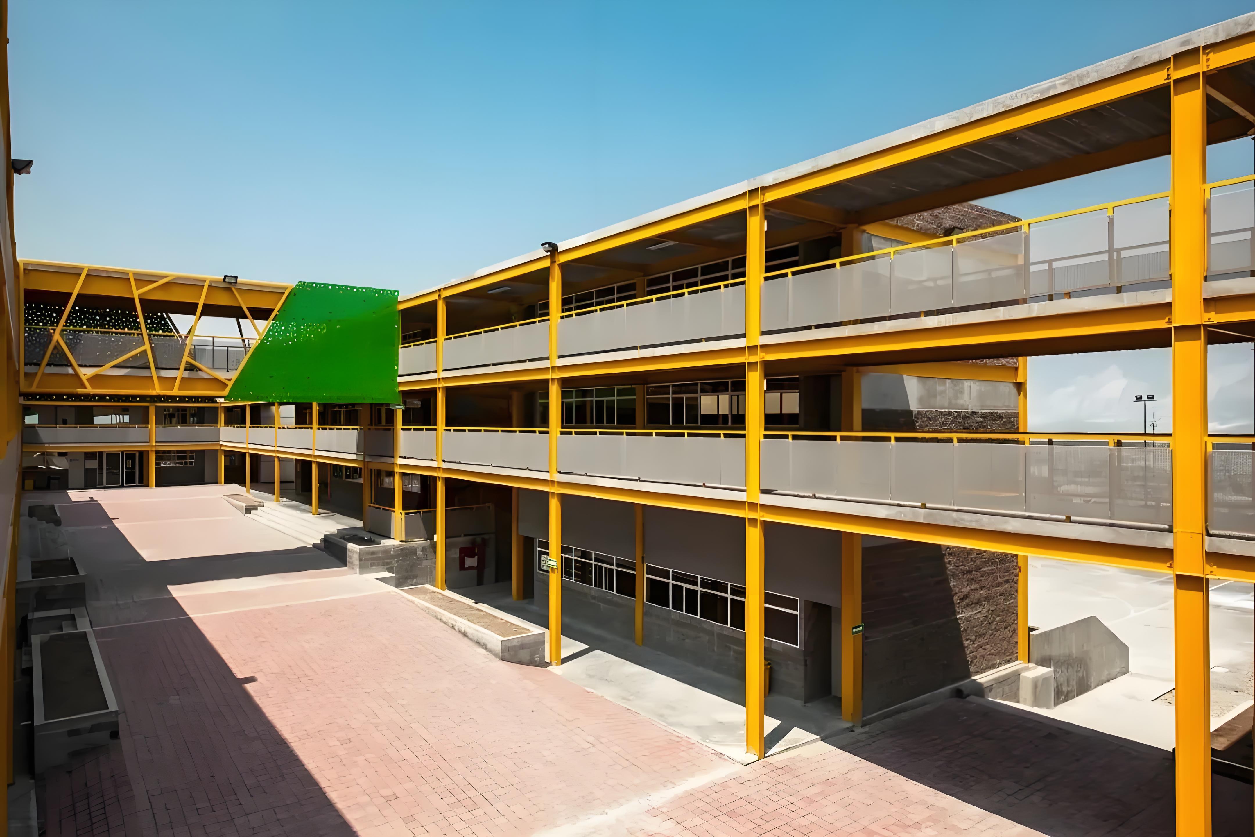 Steel framework structure system details
