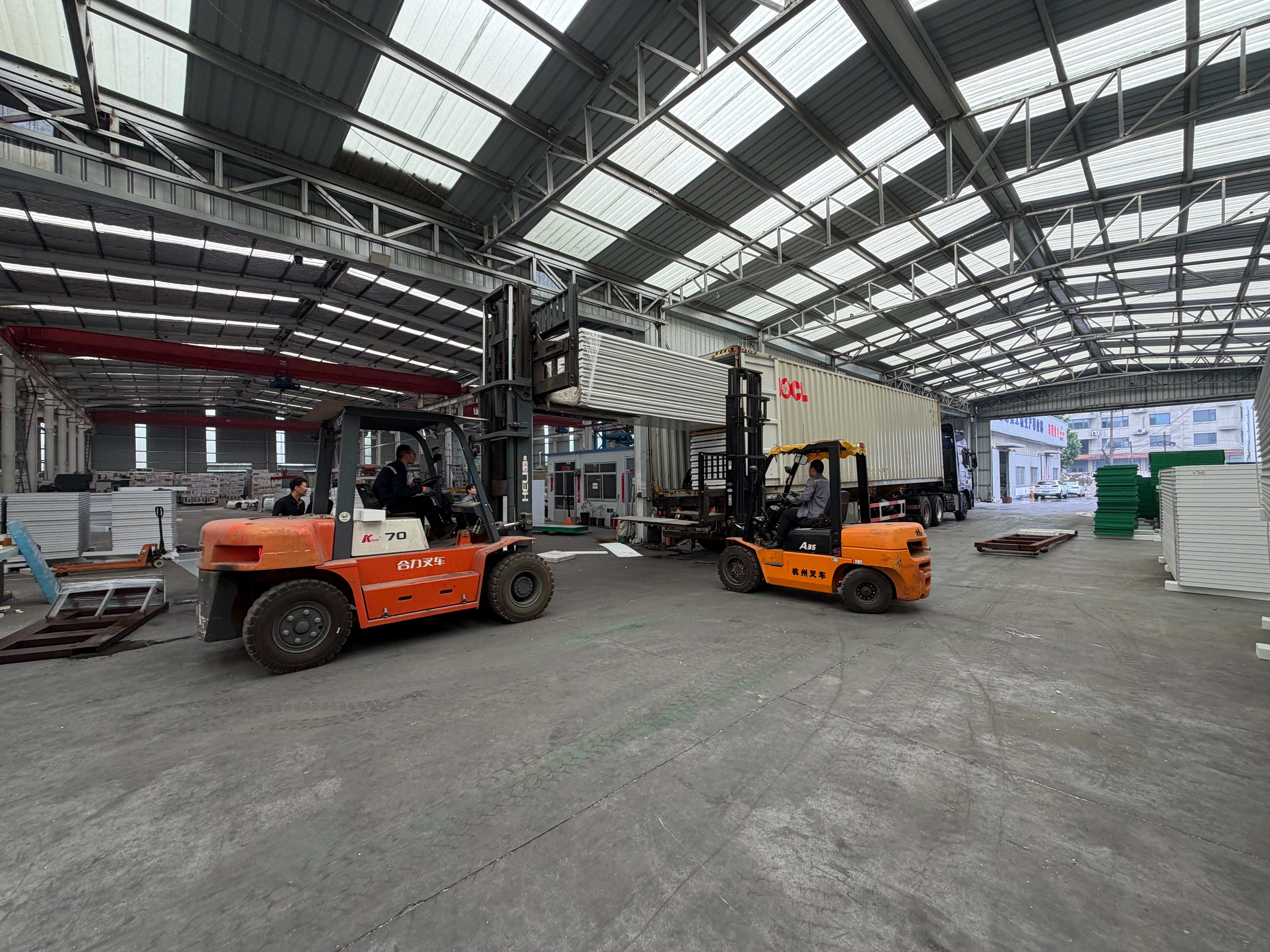 Factory loading operations for export